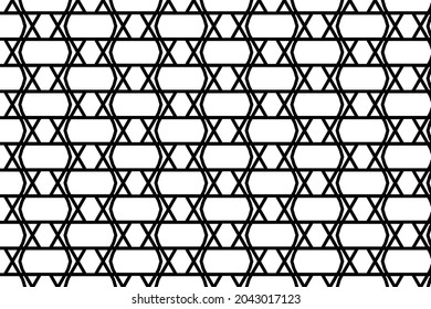 Abstract geometric hexagonal pattern design. Seamless geometric cubes pattern for multiple usage
