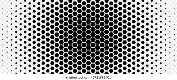 Padrão de hexágonos geométricos abstratos. Padrão Hexagonal De Impressão De Design De Moda Hipster. Plano De Fundo Mínimo De Gradiente Técnico. Ilustração de vetor.