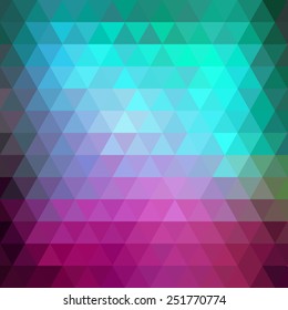 Abstract geometric hipster  background. Low poly triangle design