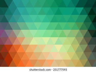 Abstract geometric hipster  background. Low poly triangle design