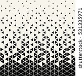Abstract geometric hipster fashion design print triangle pattern