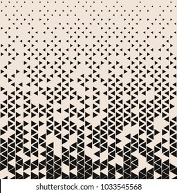 Abstract geometric hipster fashion design print triangle pattern