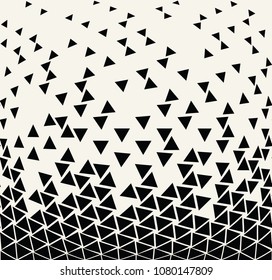 Abstract geometric hipster fashion design print triangle pattern