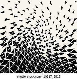 Abstract geometric hipster fashion design print triangle pattern