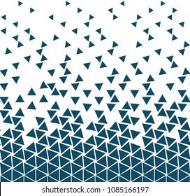 Abstract geometric hipster fashion design print triangle pattern