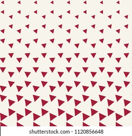Abstract geometric hipster fashion design print triangle pattern