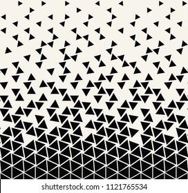 Abstract geometric hipster fashion design print triangle pattern