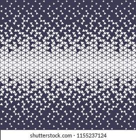 Abstract geometric hipster fashion design print triangle pattern