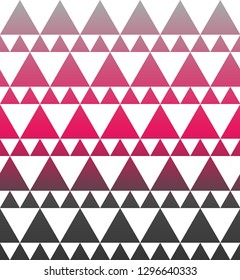 Abstract geometric hipster fashion design print halftone triangle pattern.  Vector illustration