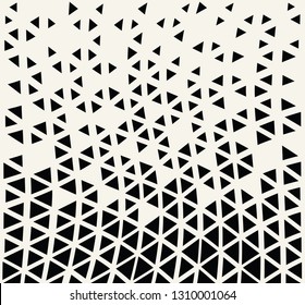 Abstract geometric hipster fashion design print triangle pattern