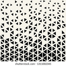 Abstract geometric hipster fashion design print triangle pattern