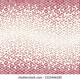 Abstract geometric hipster fashion design print triangle pattern