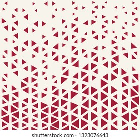 Abstract geometric hipster fashion design print triangle pattern