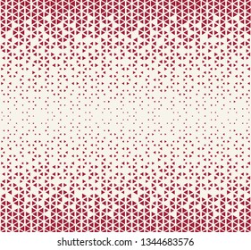 Abstract geometric hipster fashion design print triangle pattern
