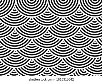 Abstract geometric hipster fashion design print round pattern