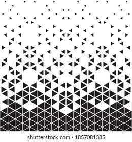 Abstract geometric hipster fashion design print triangle pattern