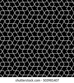 Abstract geometric hipster fashion design print lines pattern
