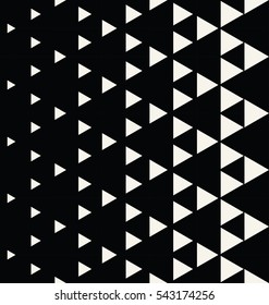 Abstract geometric hipster fashion design print halftone triangle pattern