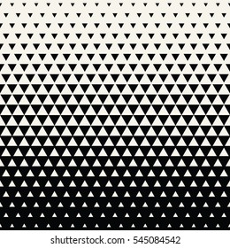 Abstract geometric hipster fashion design print halftone triangle pattern