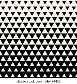 Abstract geometric hipster fashion design print halftone triangle pattern
