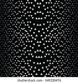 Abstract geometric hipster fashion design print triangle pattern
