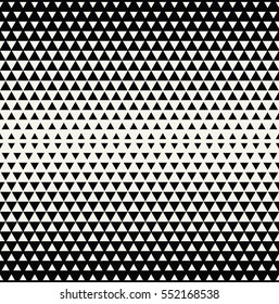 Abstract geometric hipster fashion design print halftone triangle pattern