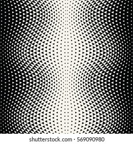 Abstract geometric hipster fashion design print halftone triangle pattern