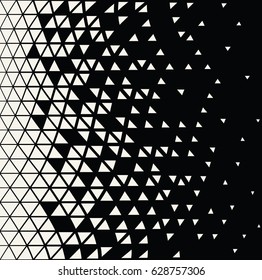 Abstract geometric hipster fashion design print triangle pattern