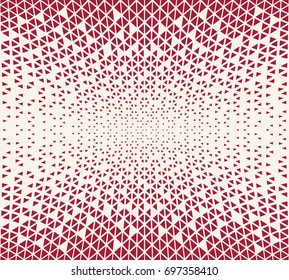 Abstract geometric hipster fashion design print triangle pattern