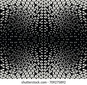 Abstract geometric hipster fashion design print triangle pattern