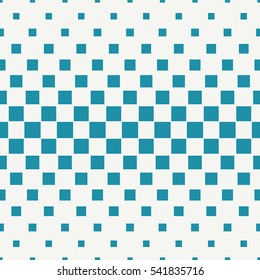 Abstract geometric hipster fashion halftone blue square pattern