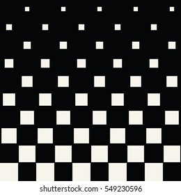 Abstract Geometric Hipster Fashion Halftone Square Pattern