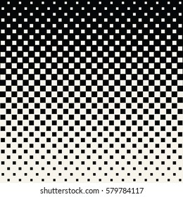 Abstract Geometric Hipster Fashion Halftone Square Pattern