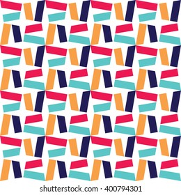 Abstract geometric hipster fashion pillow bedding pattern