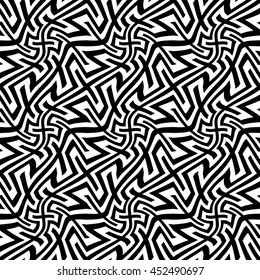 Abstract geometric hipster fashion pillow pattern