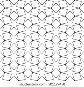 Abstract geometric hipster fashion pillow star pattern