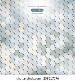 Abstract geometric honeycomb