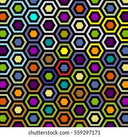 Abstract geometric honeycomb background