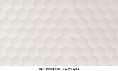 Abstract Geometric Honeycomb Pattern in Soft Beige Tones for Modern Backgrounds and Designs Offering a Clean and Minimalist Aesthetic Perfect for Various Creative Projects