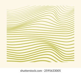 Abstract geometric horizontal slanting wave line pattern 