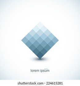 Abstract geometric icon