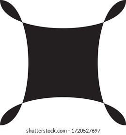 Icono geométrico abstracto o forma de logotipo. Conjunto de elementos de diseño. Arte vectorial.