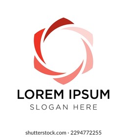abstract geometric icon logo vector illustration