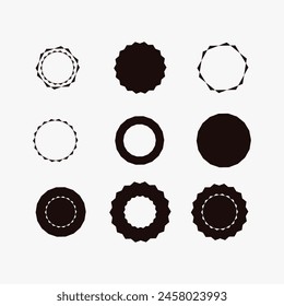 Abstract geometric icon set collection to create any design eps 10 vector shape element design
