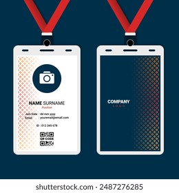 Diseño de tarjeta de identificación geométrica Abstractas para empresas o empresas