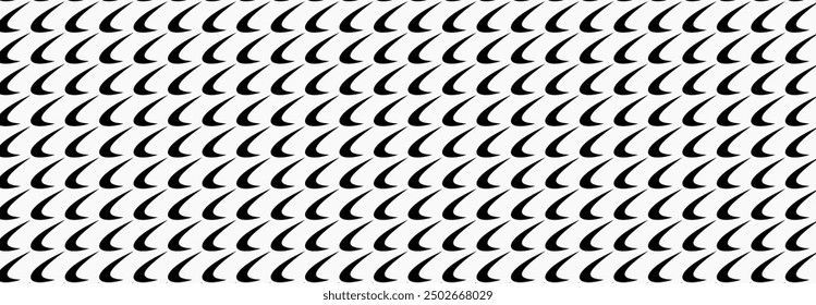 Abstract Geometric, Illustration, Circle, semicircle,Lines, square,  vector, alternating overlapping, orderly arrangement background, black and white, banner, website, template, fabric pattern.