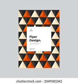 Abstract geometric illustration layout bundle. Company identity brochure template collection design. Modern corporate report cover. Texture pattern background front page mock up set. Autumn. Halloween