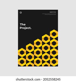 Abstract geometric illustration layout bundle. Company identity brochure template collection design. Modern corporate report cover. Texture pattern background front page mock up set. Vector eps10