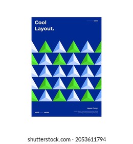 Abstract geometric illustration layout bundle. Company identity brochure template collection design. Modern corporate report cover. Texture pattern background front page mock up set. Vector eps10