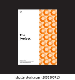 Abstract geometric illustration layout bundle. Company identity brochure template collection design. Modern corporate report cover. Texture pattern background front page mock up set. Vector eps10